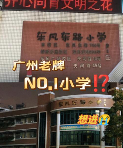 广州市东风东路小学环境
