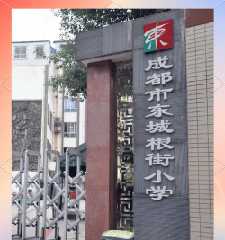 成都市东城根街小学环境