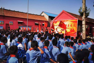 牡丹区南城办事处张楼学校环境