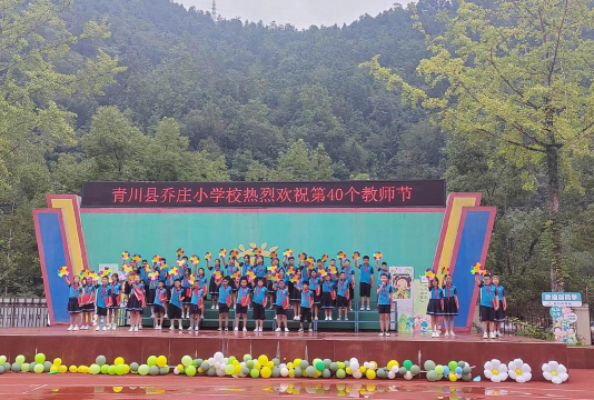 青川县桥楼乡中心小学校环境