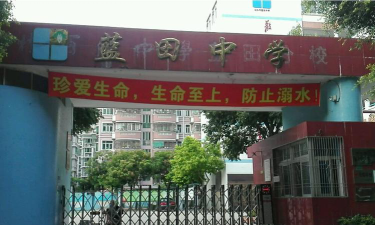 蓝田中学环境