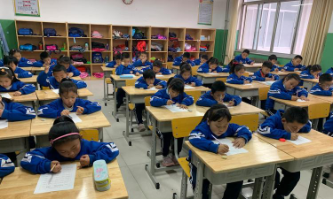 西安市末央区育新小学学龄前班环境