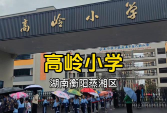 衡阳市开发区高岭小学环境