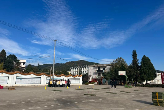 河口乡中学环境