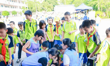 广州增城区朱村街中心小学环境