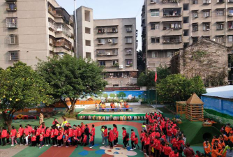 三台县潼川镇第一幼儿园环境