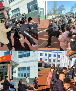 崇信县黄花乡黄花中学环境