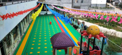 龙马潭区小市街道青草幼儿园户外活动场地