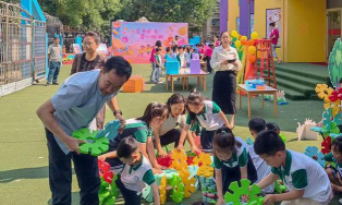 勇士幼儿园户外活动场地