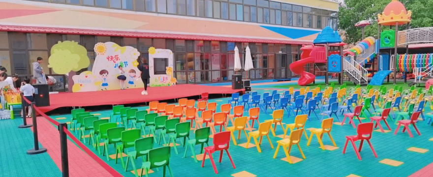 庵埠欢乐幼儿园户外活动场地