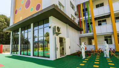 文登市城西幼儿园户外活动场地