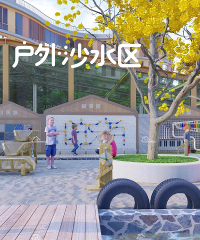 佛山市南海区里水沙涌幼儿园户外活动场地