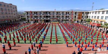 岐山县五丈原镇初级中学户外活动场地