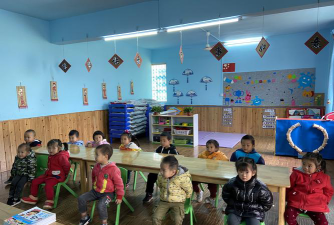 龙口市东江镇韩家洞完小幼儿园户外活动场地