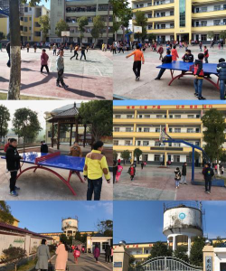 重石中心小学户外活动场地