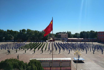 磐石市红旗岭中学校户外活动场地
