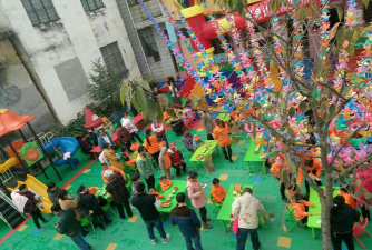 温泉开发区幼儿园户外活动场地