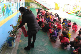 孝昌县花园镇幼儿园户外活动场地
