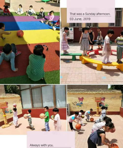 寿光市上口镇方吕幼儿园户外活动场地
