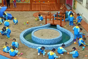 大鱼沙幼儿园户外活动场地