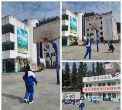 旺苍县大河乡中心小学校户外活动场地