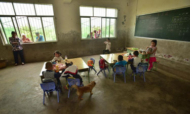 商河县赵奎元乡郭八社幼儿园户外活动场地