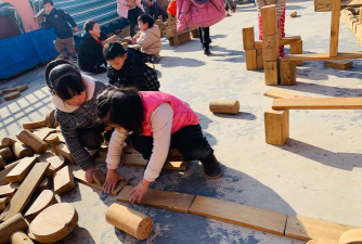 章丘市垛庄大射垛村幼儿园户外活动场地