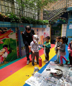 广州市天河区车陂欢乐幼儿园户外活动场地