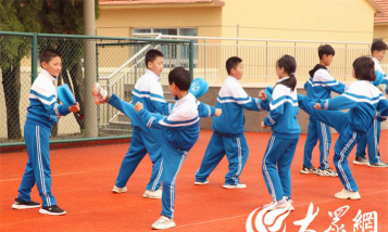 海阳市行村镇第二初级中学户外活动场地
