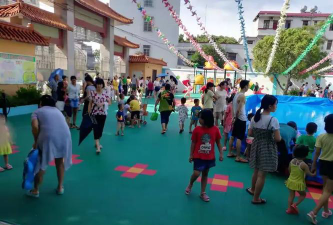 英德市东华镇鱼湾永翔幼儿园户外活动场地