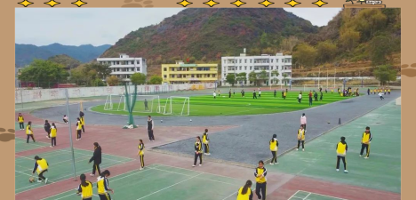 大湾镇青坑金碧教学点户外活动场地