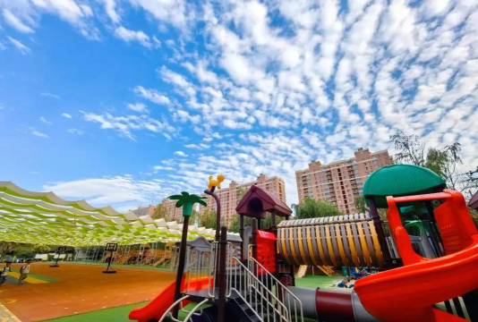 阳江市江城区文博幼儿园户外活动场地