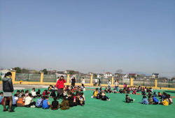 荣玻幼儿园户外活动场地