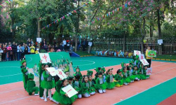 深圳南山南国丽城幼儿园户外活动场地