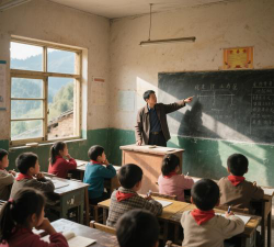 舜陵镇逍遥岩中学户外活动场地