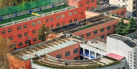 邯山区兴华小学户外活动场地