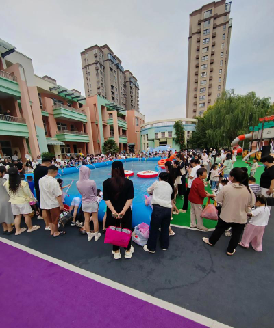 金坛市水北镇万新村幼儿园户外活动场地