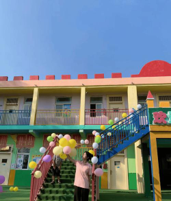 朝阳市双塔区小天才幼儿园户外活动场地