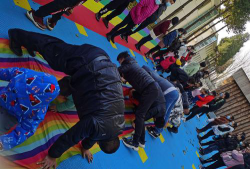北京市通州区北实外森林幼儿园户外活动场地