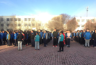 裕民县第一中学户外活动场地