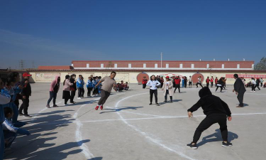 靖远县北滩乡杜寨柯初级中学户外活动场地