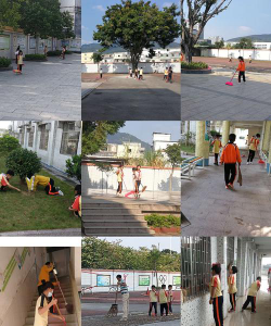 广州增城区宁西街九如小学户外活动场地