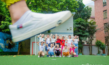广州高塘石小学户外活动场地