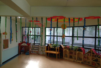 向日葵第三幼双语智能幼儿园户外活动场地