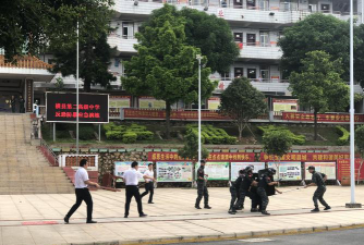 南宁横县第二高级中学户外活动场地