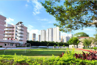 广州南方中英文学校户外活动场地