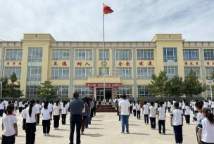 甘肃武威凉州区古城镇古城中学户外活动场地