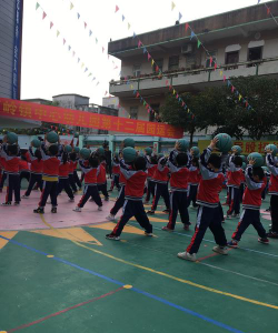 廉江市石岭镇中心幼儿园户外活动场地