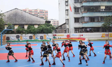 江海区华兴小学户外活动场地
