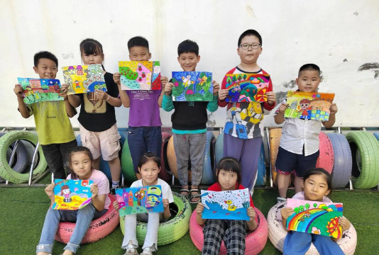 台城镇城北小学户外活动场地